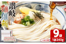 ＜容量が選べる＞ 半生『讃岐麺維新』(9袋×240g・つゆ15袋)【man286】【こんぴらや販売】