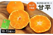 【発送は1月下旬から】 松山市中島産 甘平 L～3Lサイズ 国産 愛媛みかん 愛媛ミカン みかん ミカン mikan 蜜柑 柑橘 フルーツ 果物 くだもの お取り寄せ 産地直送 数量限定 人気 おすすめ 愛媛県 松山市 送料無料 フジ・アグリフーズ）