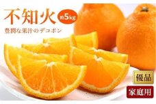 【先行予約】【2026年2月上旬から発送】 不知火(しらぬい)＜家庭用・優品＞約5kg