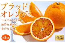 【先行予約】【2026年3月中旬から発送】 ブラッドオレンジ＜秀品＞約5kg