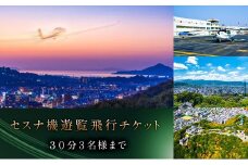 セスナ機 遊覧飛行チケット（30分）／3名様まで搭乗可 松山おすすめ