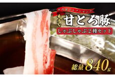 希少な甘とろ豚のしゃぶしゃぶ2種セット | 肉 お肉 豚 豚肉 贈答 国産豚肉 ギフト 贈り物 豚バラ 豚もも肉 バラ肉 しゃぶしゃぶ しゃぶしゃぶ肉 豚しゃぶ 豚しゃぶセット お取り寄せグルメ 食品 愛媛県 愛媛 松山市