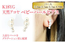 Ｋ１８ イエローゴールド アコヤパール ピアス | ピアス パール ピアス ベビーパール ジュエリー ピアス アクセサリー ピアス 母の日 記念日 プレゼント【JP0942】