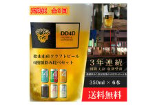 ＜定期便 全3回＞松山市産クラフトビール（缶または瓶） 6本セット 愛媛県 松山市 クラフトビール 定期便 ビール