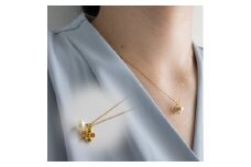 さくらひめパールネックレス ゴールド | 大人 おしゃれ アクセサリー プレゼント ギフト ジュエリー 贈り物 誕生日 お祝い 結婚式 シンプル パール パールリング 真珠 アクセ レディース 女性 愛媛県 愛媛 松山市