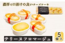 テリーヌフロマージュ5個セット ｜チーズ  ケーキ スイーツ 母の日  ひな祭り  クリスマス 冷凍  人気 ランキング ギフト 保存  愛媛県 松山市