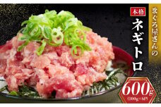 【4月発送】ネギトロ 600g ( 100g×6パック ) 冷凍 小分け 1人前 パック 自家製 鮪 まぐろ マグロ ねぎトロ 赤身 小分け マグロタタキ ねぎとろ 寿司 ネギトロ丼 愛媛県 松山市 バチマグロ 6000円 愛媛県 松山市