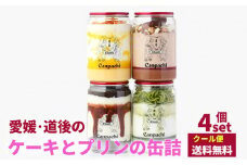 [セットA] 坊っちゃん,マドンナ,みかん,抹茶モンブラン  愛媛・道後のケーキとプリンの缶詰 4個 | 高級 スイーツ 詰め合わせ ギフト ケーキ 冷凍 お菓子 愛媛県 松山市