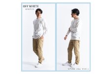 メンズ　長袖ボートネックTシャツ（FL22FＷ-004M）オフホワイト 白【Mサイズ】| メンズ シャツ 長袖シャツメンズ ファッション シャツ メンズ シャツ メンズ 長袖シャツ 
