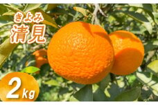 【2026年2月下旬より発送】低農薬栽培清見 2kg