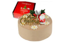 【着日指定可】クリスマスケーキ センイルケーキ  4号 直径13.5cm 2人～4人分 285g 【クリスマス飾り付】【チョコレートクリーム】 スイーツ ギフト | デザート ケーキ お菓子 洋菓子 冷凍 着日指定 お誕生日 誕生日 ギフト お祝い 愛媛県 松山市