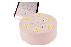 【着日指定可】ケーキ センイルケーキ 4号 直径13.5cm 2人～4人分 285g 【単品（ローソクのみ） 】【パステルピンク】 スイーツ ギフト 誕生日ケーキ | デザート ケーキ お菓子 洋菓子 冷凍 着日指定 お誕生日 誕生日 ギフト お祝い 愛媛県 松山市