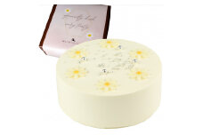 【着日指定可】ケーキ センイルケーキ 4号 直径13.5cm 2人～4人分 285g 【単品（ローソクのみ） 】【ホワイトカラー】 スイーツ ギフト 誕生日ケーキ | デザート ケーキ お菓子 洋菓子 冷凍 着日指定 お誕生日 誕生日 ギフト お祝い 愛媛県 松山市
