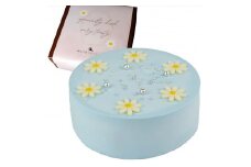 【着日指定可】ケーキ センイルケーキ 4号 直径13.5cm 2人～4人分 285g 【単品（ローソクのみ） 】【パステルブルー】 スイーツ ギフト 誕生日ケーキ | デザート ケーキ お菓子 洋菓子 冷凍 着日指定 お誕生日 誕生日 ギフト お祝い 愛媛県 松山市
