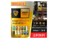 ＜定期便 全2回＞松山市産クラフトビール（缶または瓶） 24本セット 愛媛県 松山市 クラフトビール 定期便 ビール