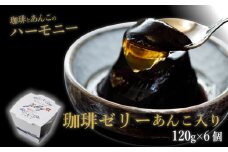 【毎年度6月上旬から12月下旬に順次発送】琥珀の女神 珈琲ゼリーあんこ入り 6個セット | コーヒーゼリー 珈琲ゼリー あんこ ゼリー  珈琲 日珈 餡 コーヒー ショコラ 羊羹 ようかん 愛媛県 松山市 
