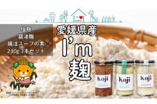 オリジナル麹（塩麹・醤油麹・腸活スープの素）230g 3本セット