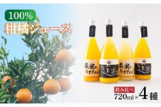 100％柑橘ジュース 飲み比べ4本セット 段ボール箱入り   |  果物 くだもの みかんジュース フルーツ おすすめ  人気 お取り寄せ ジュース ギフト 愛媛県 松山市