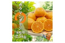 【先行予約】 カラマンダリン 家庭用 約2.5kg 【4月下旬頃より発送】 | 愛媛 みかん 先行予約 柑橘 お取り寄せ グルメ 期間限定 数量限定 人気 おすすめ 愛媛県 松山市