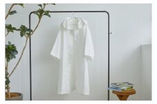 【4/26 土曜はナニする!?で紹介されました！】オーガニックポンチョ （ホワイト） イケウチオーガニック [I000980W]