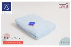 カラーパレット バスタオル1枚（サックス） タオル美術館 [I001730BT1SAX]