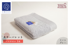 カラーパレット バスタオル1枚（ライトグレー） タオル美術館 [I001730BT1LGY]