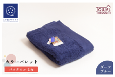 カラーパレット バスタオル1枚（ダークブルー） タオル美術館 [I001730BT1DB]
