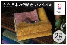 （今治タオルブランド認定）日本の伝統色 バスタオル2枚セット＜狐色×緋褪色＞【ID05390BT2Y】