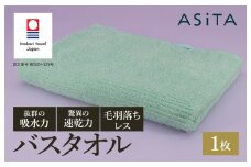 （今治タオルブランド認定品）ASiTA BALANCE シリーズ バスタオル１枚 ミント【I002180BT1MT】