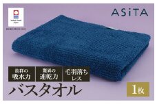 （今治タオルブランド認定品）ASiTA BALANCE シリーズ バスタオル１枚 ブルー【I002180BT1B】