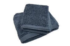 （今治タオルブランド認定品） レンヌ バスタオルとフェイスタオルのセット ナイトブルー [I002670NB]