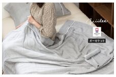 （今治タオルブランド認定品）ビレア ガーゼケット 1枚（グレー）【I003440KT1GY】