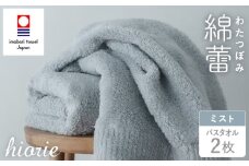 （今治タオルブランド認定品）わたつぼみ 綿蕾 バスタオル 2枚セット ミスト【I003810BT2B】	