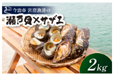 幻の貝「瀬戸貝」と高級サザエ【瀬戸貝10個（約1kg）・サザエ5個（約1kg）】【V002770】