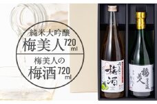 純米大吟醸「梅美人」と「梅美人の梅酒」のセット＜D03-3＞【1043423】