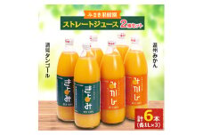 みさき果樹園のストレートジュース　2種類×3本　各1L　計6本セット＜D21-8＞【1317913】