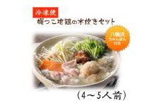媛っこ地鶏の水炊きファミリー(4・5人前)セット＜H17-6＞【1490242】