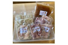媛っこ地鶏の鶏すきファミリー(4・5人前)セット＜H17-7＞【1490241】