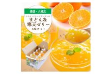 愛媛限定栽培品種 まどんな寒天ゼリーセット8本 ミヤモトオレンジガーデン＜C25-25＞_ ゼリー 寒天 デザート スイーツ セット まどんな みかん ミカン 柑橘 フルーツ ふるーつ 果物 くだもの 愛媛 食べ比べ 産直 産地直送 飲むゼリー 国産 【1044274】