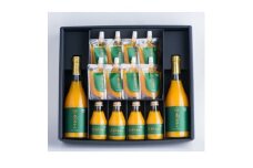真穴まるごとW(ダブル)セット＜G43-2＞_ ジュース みかんジュース ミカンジュース ドリンク 飲料 飲み比べ ジュレ セット 100% ストレート 産直 産地直送 旬 柑橘 デザート 愛媛 八幡浜市 【1490848】