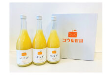 コウ果樹園搾り“無添加100%はるかジュース”(720ml×3本)＜C33-28＞【1232538】