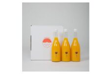 じゅらす農房の清見オレンジジュース3本セット＜C32-11＞_ ジュース オレンジジュース 飲料 ドリンクストレート 100% 果実 果物 くだもの フルーツ 柑橘 清見 きよみ タンゴール 愛媛 セット 常温【1296467】