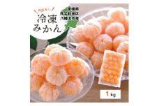 ＜愛媛産＞シロップ・化学薬品不使用!外皮なし むき冷凍みかん1kg＜C25-104＞【1412360】