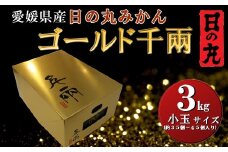 日の丸みかん「ゴールド千兩」3kg　サイズSまたは2S/約35～45個/光センサー＜D79-4＞【1452026】