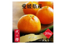 ＜ジューシー果肉がいい香り♪＞＜訳あり＞伊予柑 20kg＜H83-21＞【1557482】