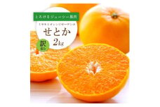 ＜2026年2月以降発送＞とろける濃厚柑橘 せとか2kg 愛媛県八幡浜産＜訳あり＞＜C25-185＞【1608186】