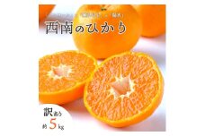 ＜2025年12月以降発送＞愛媛県八幡浜市産 西南のひかり 5kg＜訳あり＞＜C25-192＞【1610089】