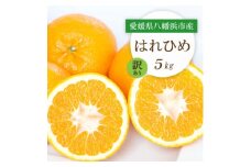 ＜2025年12月より順次発送＞愛媛県八幡浜市産 はれひめ5kg＜訳あり＞＜C25-207＞【1612501】