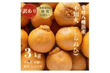 ＜糖度14.0以上 酸1.4以下＞糖酸選別品 訳あり 不知火 (しらぬひ) 3kg＜C20-58＞【1620248】
