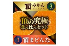 頂みかんプレミアム&頂まどんな 食べ比べ2箱セット＜各3kg＞＜G31-53＞【1643194】
